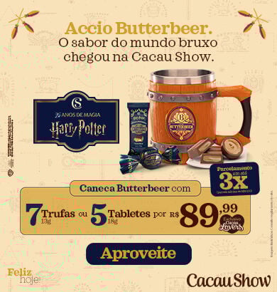 Promo&ccedil;&atilde;o Harry Potter