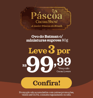 Ovos gogos do Batman promo&ccedil;&atilde;o