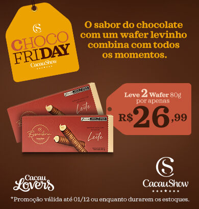 Wafers Promoção chocofriday