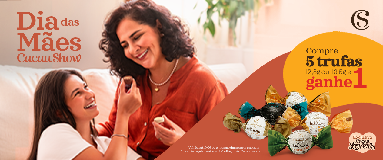 Promo&ccedil;&otilde;es M&atilde;es Trufas 5 ganhe 1