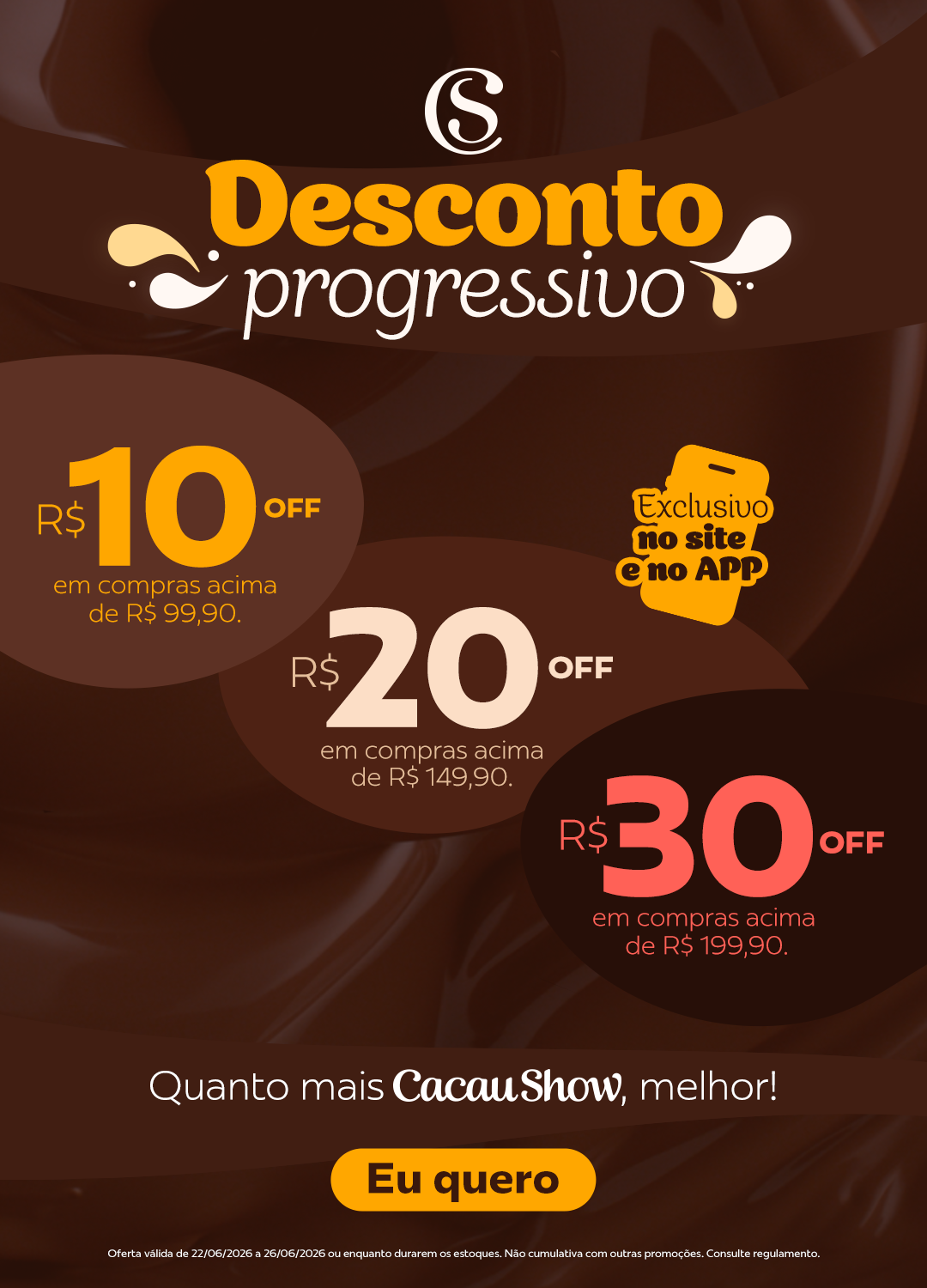 Promo&ccedil;&atilde;o Desconto Progressivo