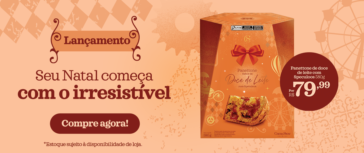 Panetone Doce de leite 
