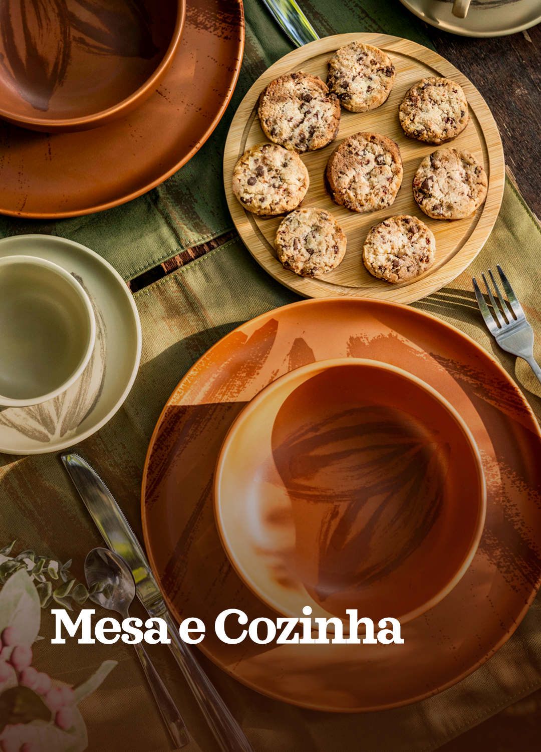 mesa e cozinha