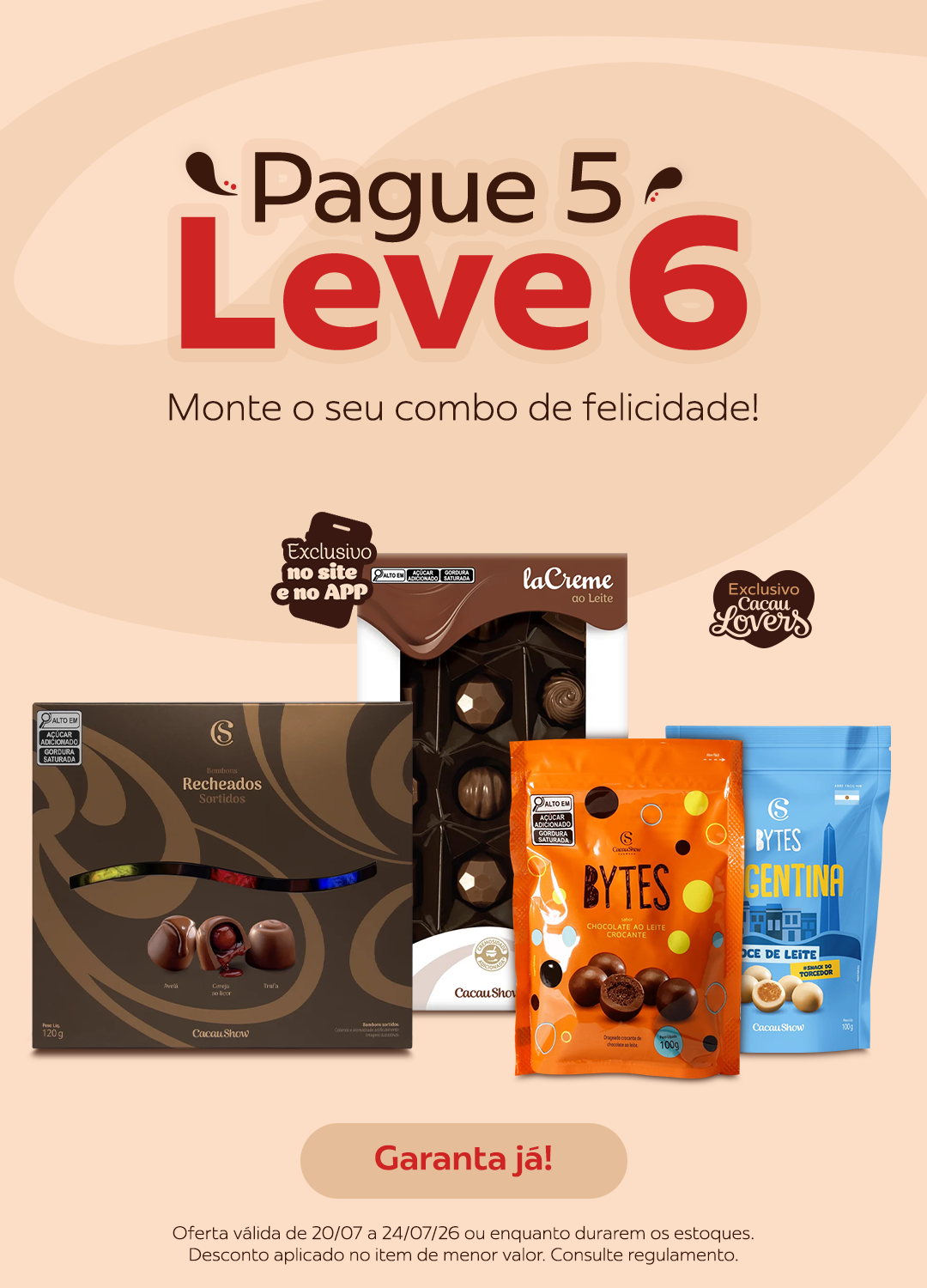leve 6 pague 5