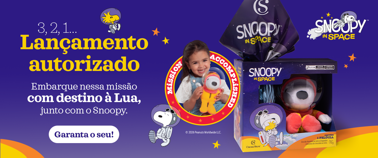 Lan&ccedil;amento Snoopy 