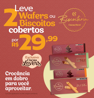 Promoção Wafers e Biscoitos 