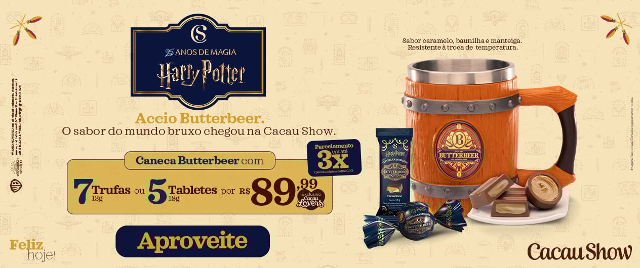 Promo&ccedil;&atilde;o Harry Potter