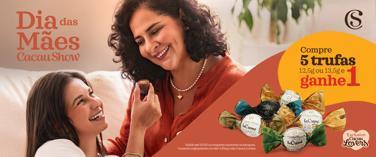 Promo&ccedil;&otilde;es M&atilde;es Trufas 5 ganhe 1