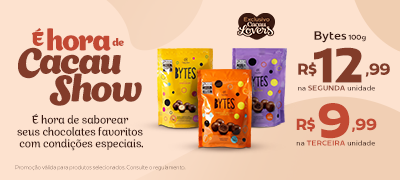 Bytes em Oferta | Loja Cacau Show