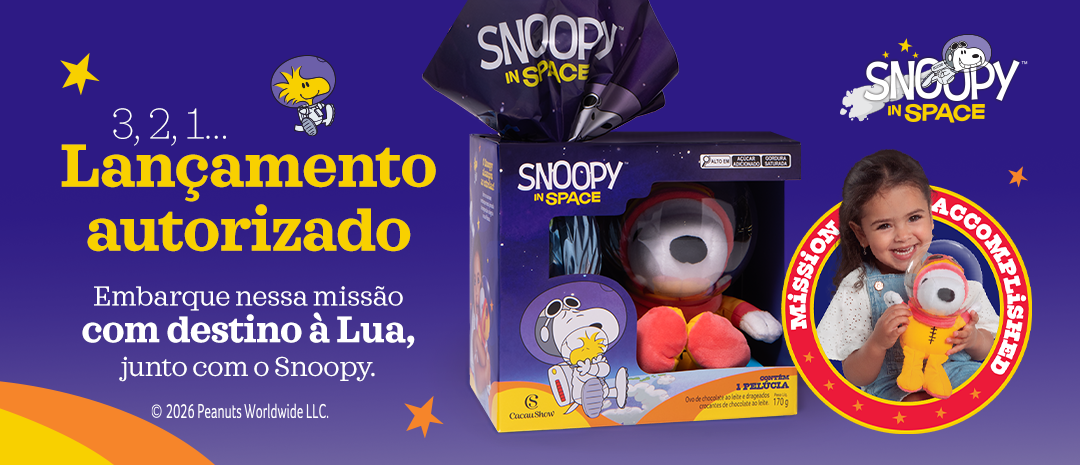 Ovo de Páscoa Snoopy
