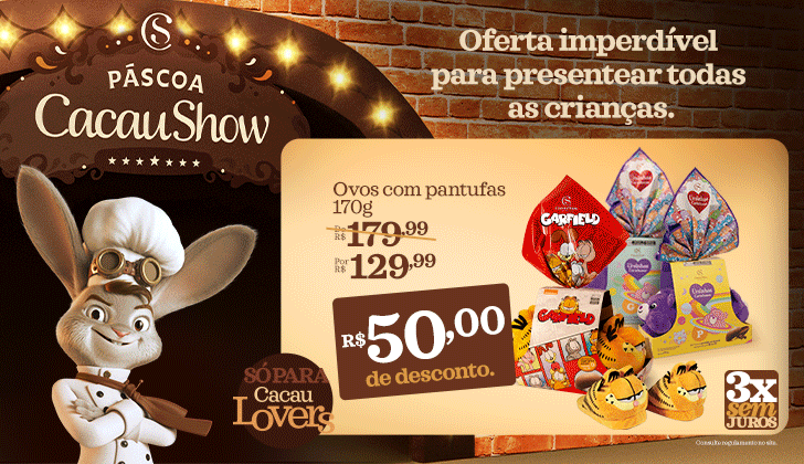 Promoção Ovos Pantufas