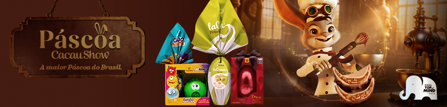 Banner Páscoa Cacau Show