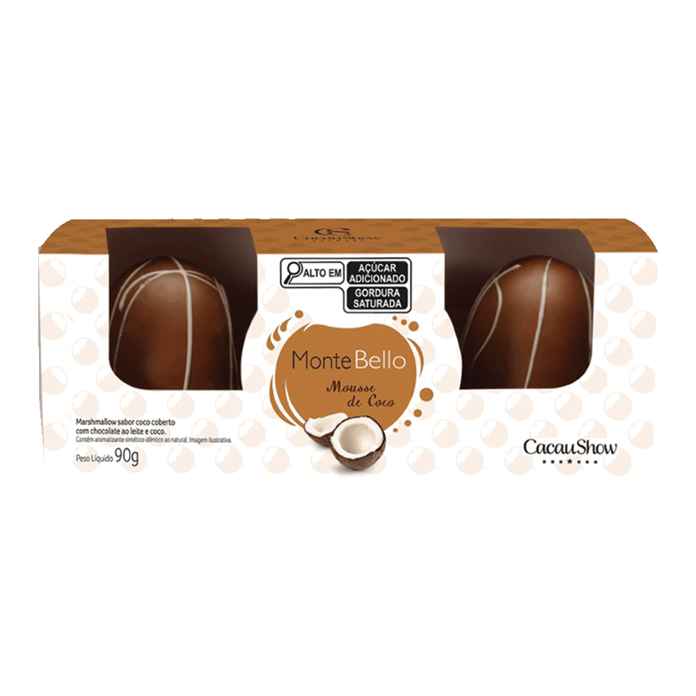 Marshmallow MonteBello Mousse de Coco 90g, , large. image number 0