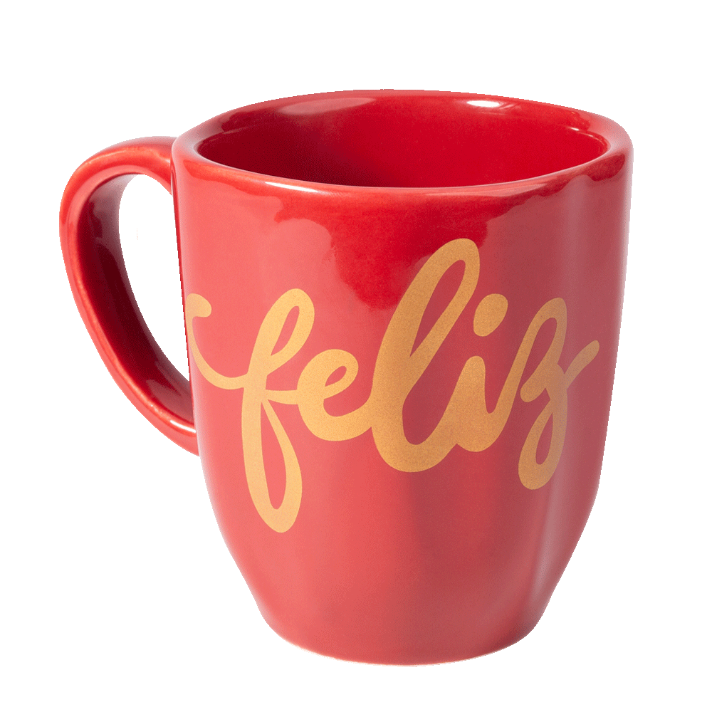 CANECA VERMELHA FELIZ HOJE, , large. image number 0