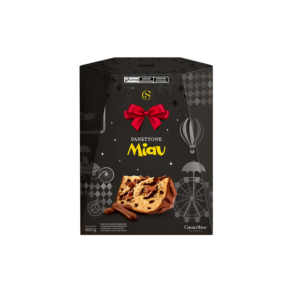 Panetone Clássico Miau 650g, , large. image number 0