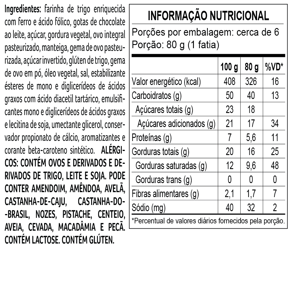 Panetone de Gotas 450g, , large. image number 3