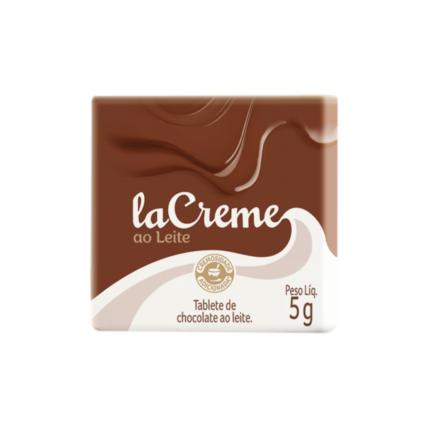 Tablete laCreme de Chocolate ao Leite 5g