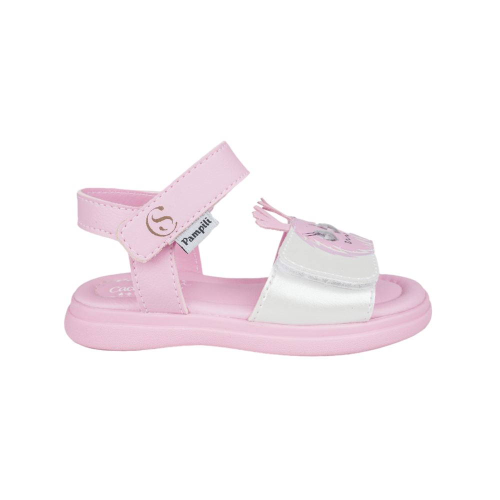 Sandália Infantil Pampili Chocomonstros Claudete Rosa, , large. image number 1