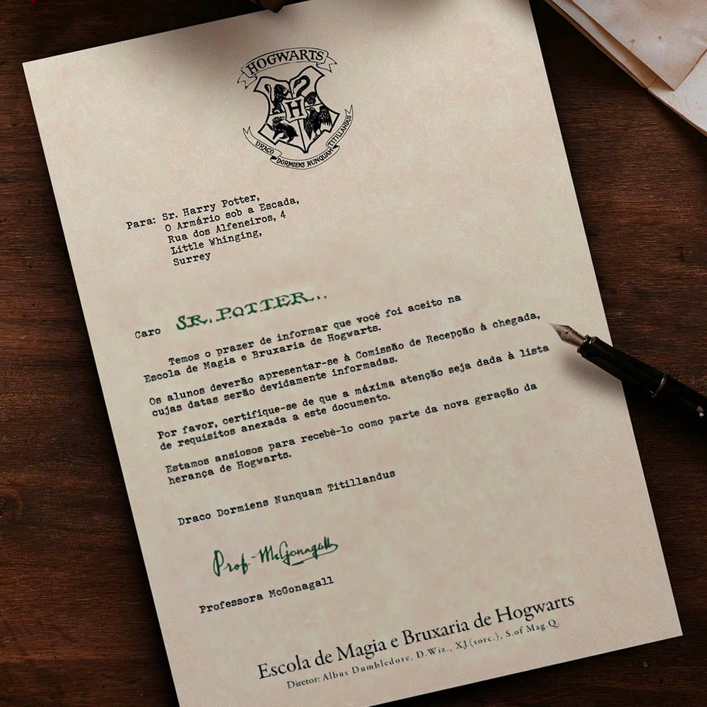 Caixa Carta de Hogwarts com Tabletes 100g, , large. image number 1