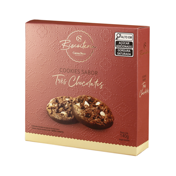 COOKIES 3 CHOCOLATES 140G