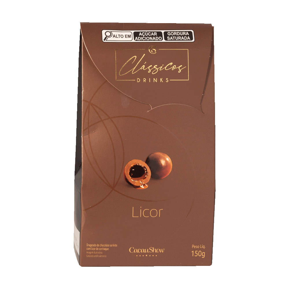 Drageados Clássicos ao Leite com Licor 150g, , large. image number 0