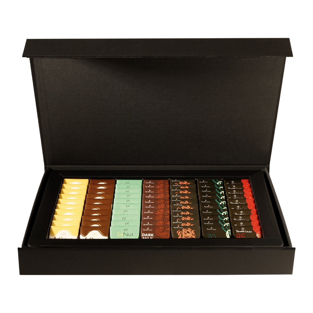 Caixa de Tabletes 7 Chocolates 350g, , large. image number 1