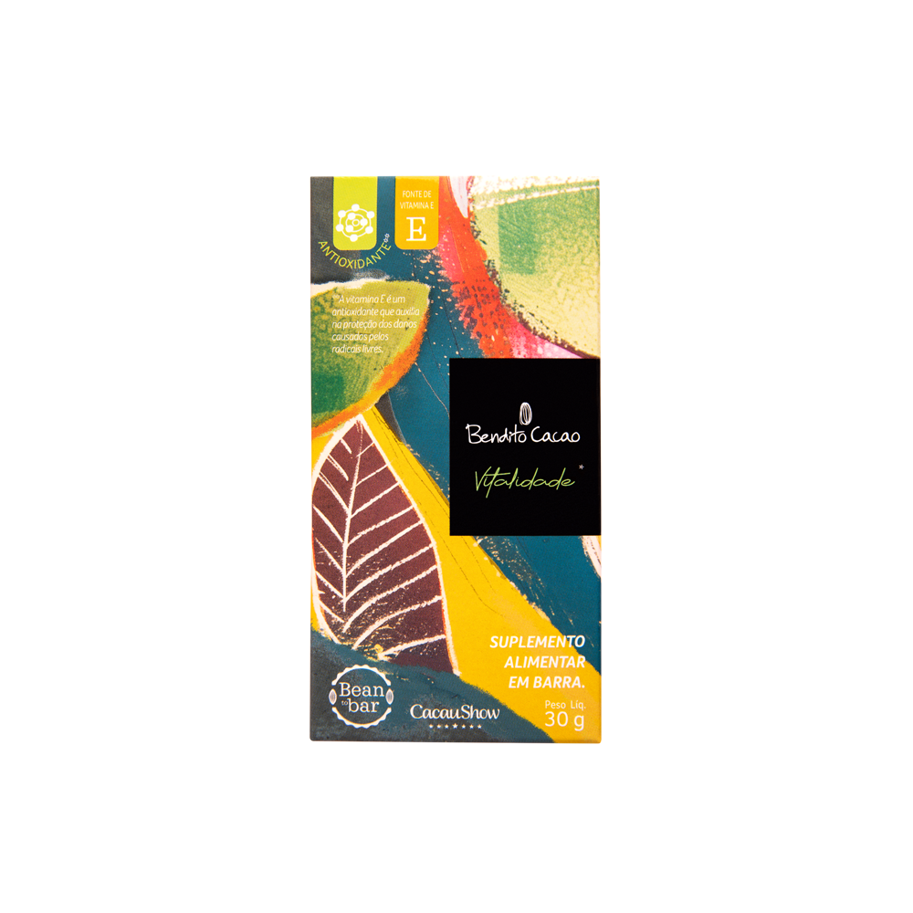 Tablete de Chocolate 70% Bendito Cacao Vitalidade 30g, , large. image number 0