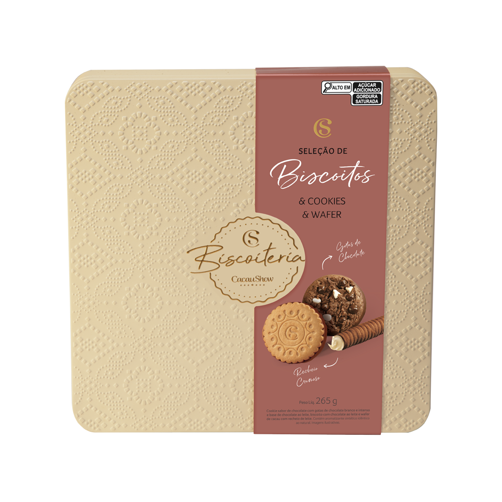 Lata de Biscoitos Tradicionais Sortidos 265g, , large. image number 0