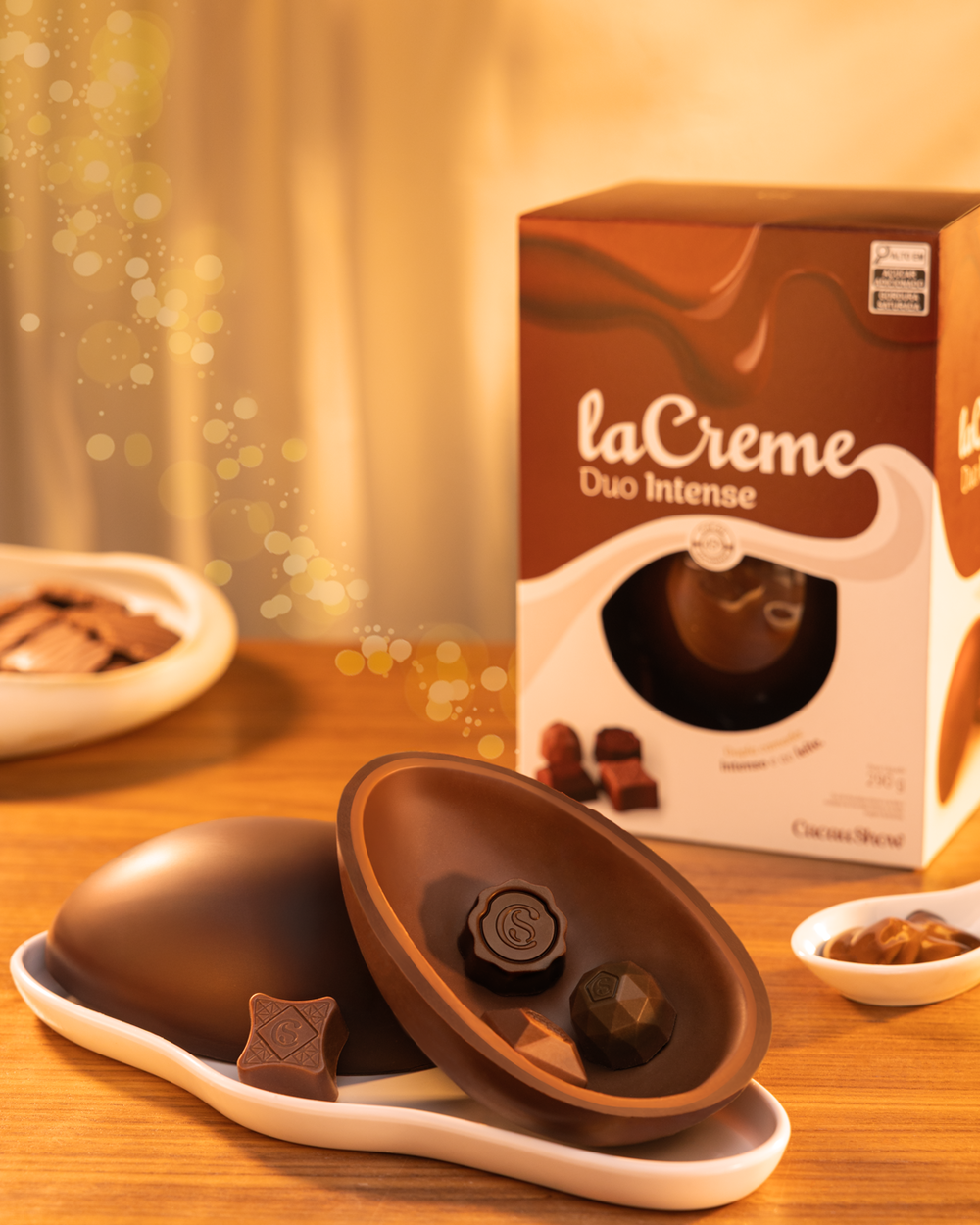 Ovo de P&aacute;scoa laCreme Duo Intense 45% 290g, , large. image number 1