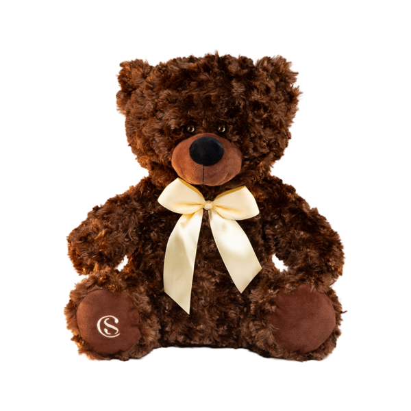 Pel&uacute;cia de Urso Marrom G