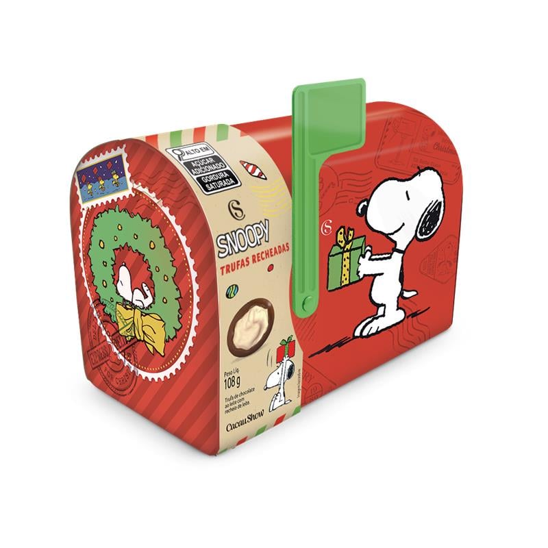 Lata Trufas laCreme ao Leite Snoopy 108g, , large. image number 0