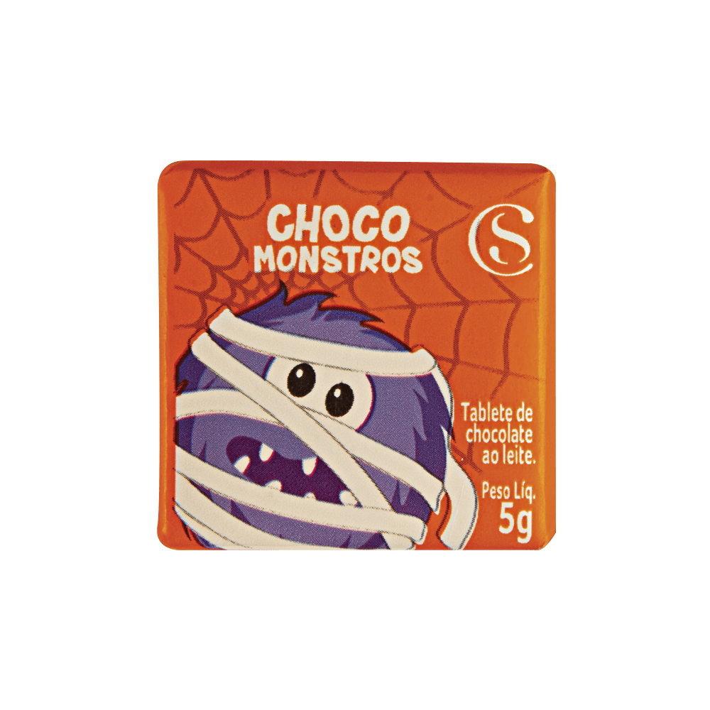 Tablete Halloween dos Chocomonstros Surpresa 5g, , large. image number 0