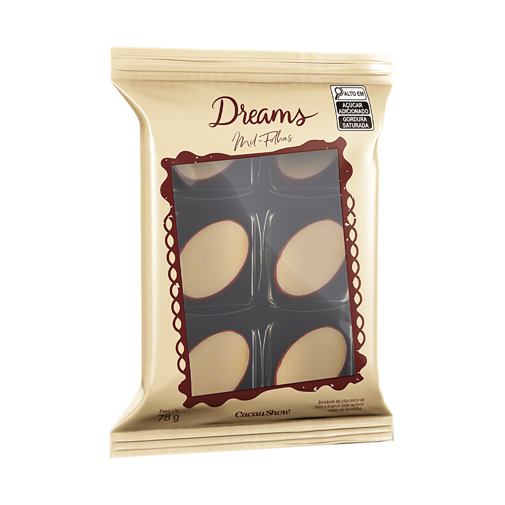 Bombons Petit Deli Mil-Folhas 78g, , large. image number 0