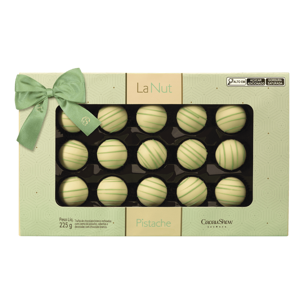Caixa LaNut de Trufas Pistache 225g, , large. image number 0