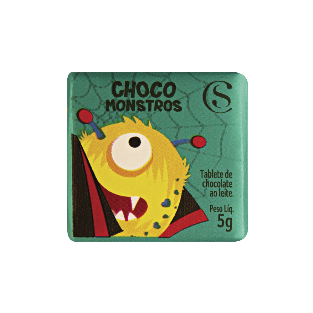 Tablete Halloween dos Chocomonstros Surpresa 5g, , large. image number 2