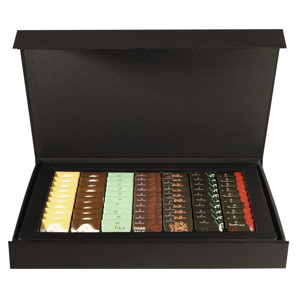 Caixa de Tabletes 7 Chocolates 350g, , large. image number 1