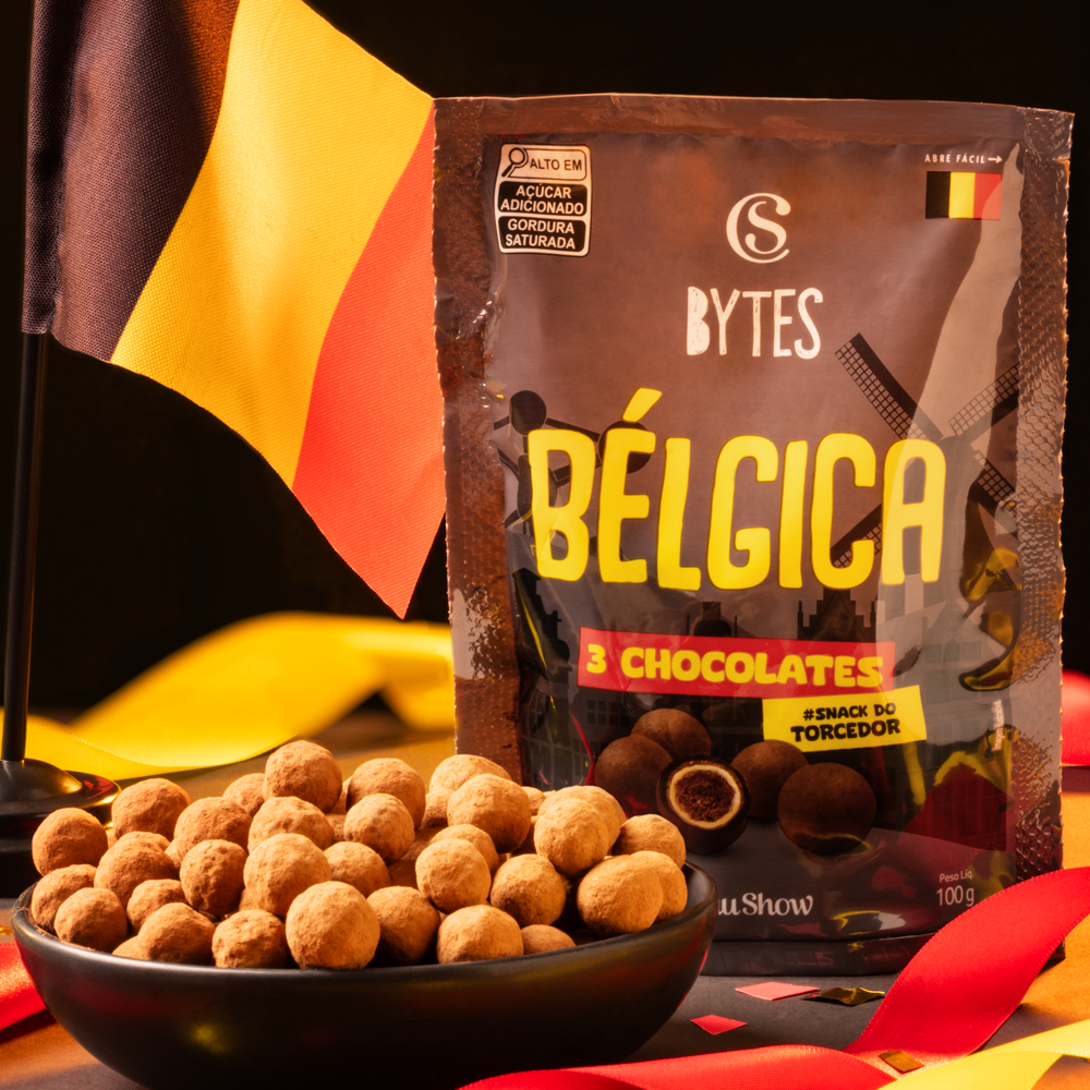 Drageado Bytes B&eacute;lgica 3 Chocolates 100g&nbsp; &nbsp;, , large. image number 1