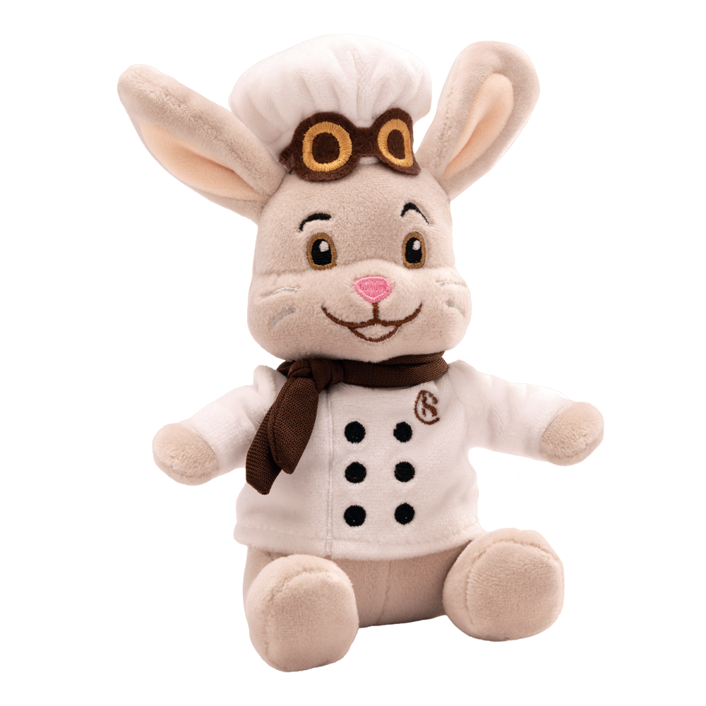 Pel&uacute;cia de P&aacute;scoa Coelho Chef, , large. image number 0