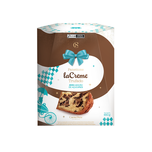 Panetone laCreme Zero Adição de Açúcar 650g