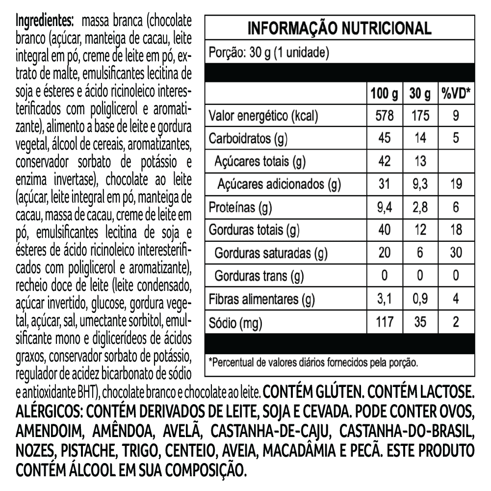 TRUFA ARTESANAL DOCE DE LEITE 30G, , large. image number 1