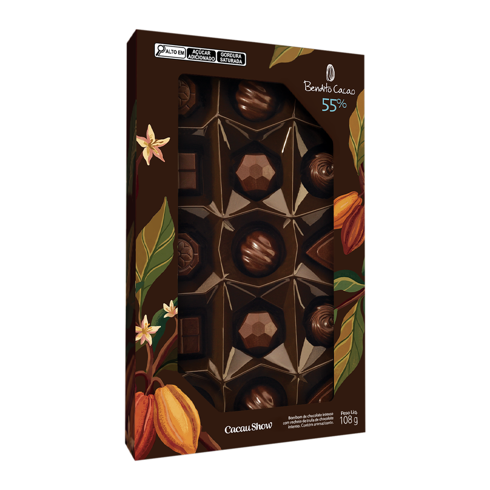 Caixa de Bombons Mini Show Bendito Cacao 108g, , large. image number 0