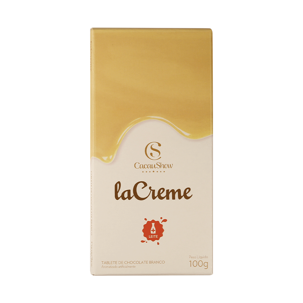 TABLETE LACREME BRANCO 100G null image number null