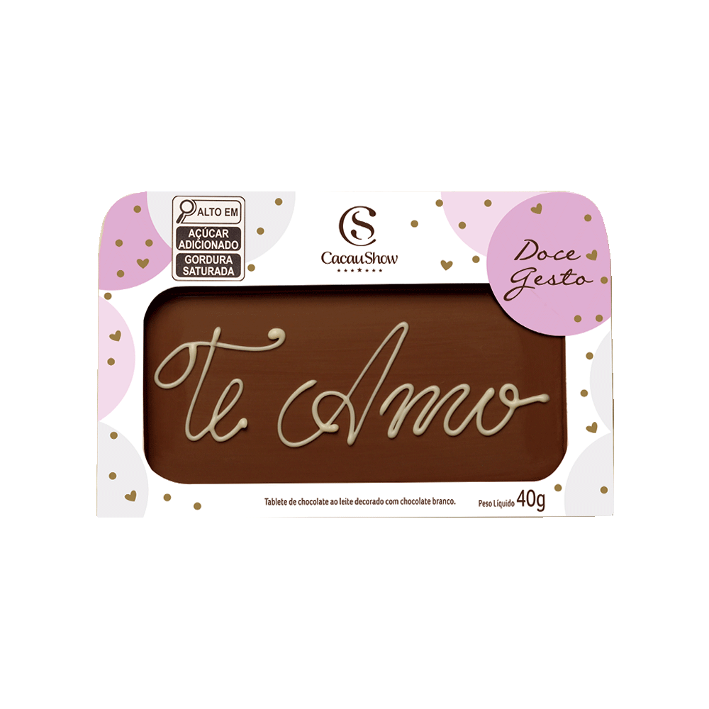 CHOCOARTE TE AMO 40G, , large. image number 0