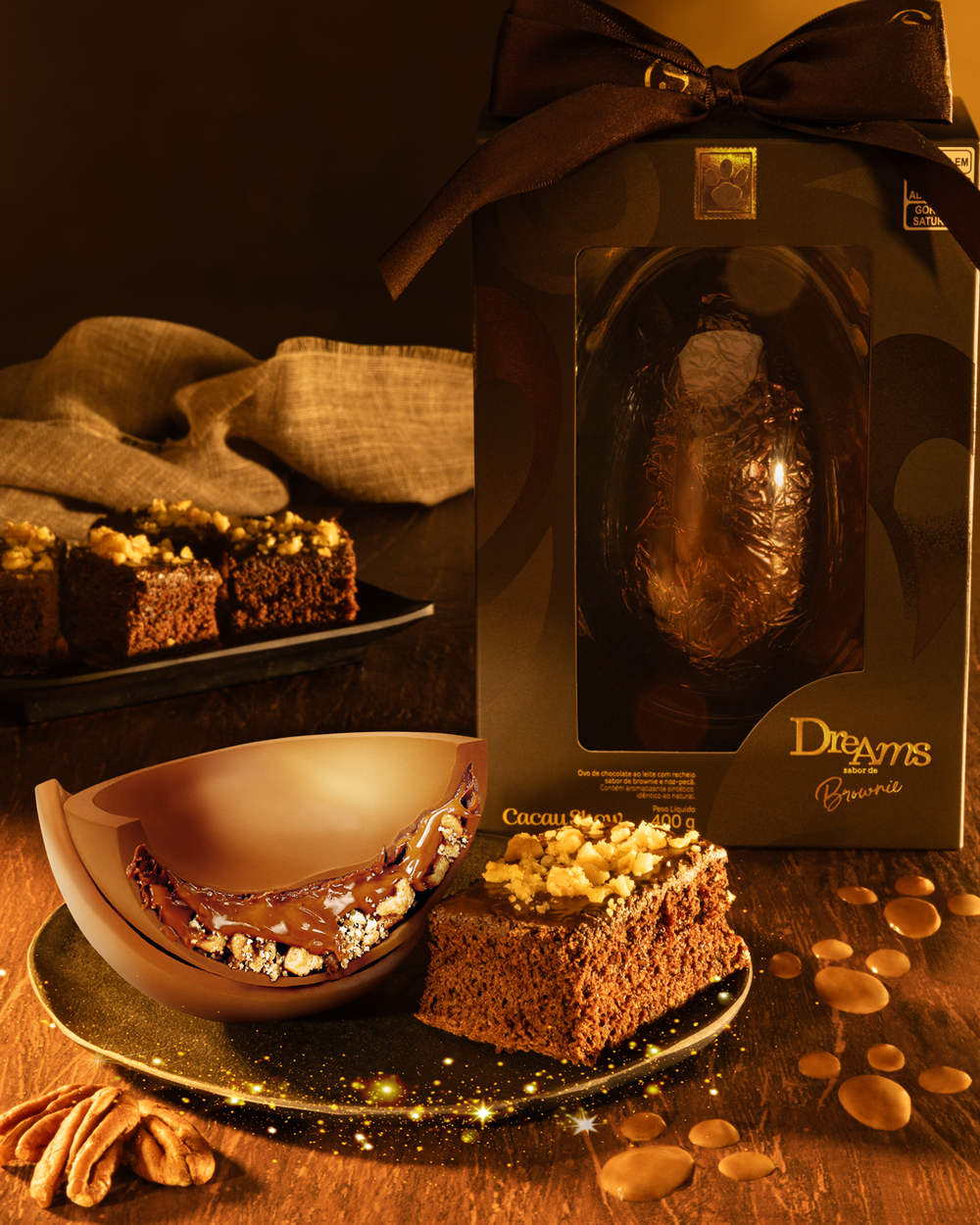 Ovo de P&aacute;scoa Dreams Brownie 400g, , large. image number 1