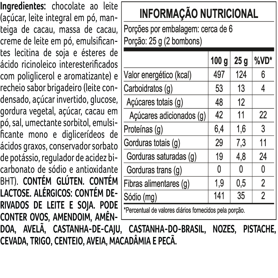 CUBO CACAU MAGIA BRIGADEIRO 145G, , large. image number 1
