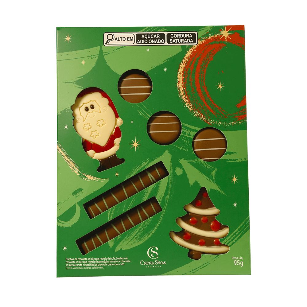 Caixa de Chocolates Cacau Magia Feliz Natal 95g null image number null