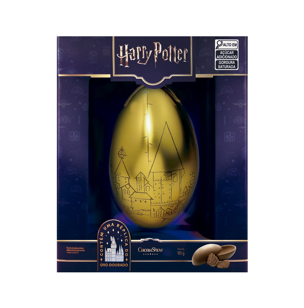 Ovo de Páscoa ao Leite Lata Harry Potter 185g, , large. image number 0