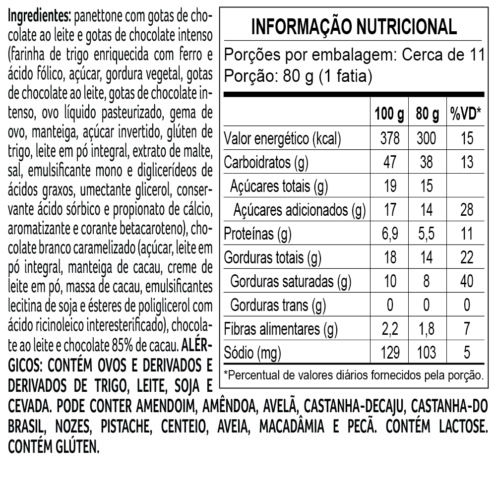 Panetone laCreme 3 Chocolates 850g, , large. image number 1