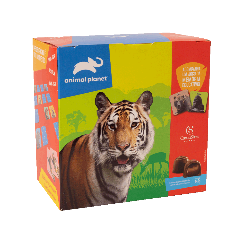 CUBO ANIMAL PLANET JOGO DA MEMÓRIA 145G null image number null