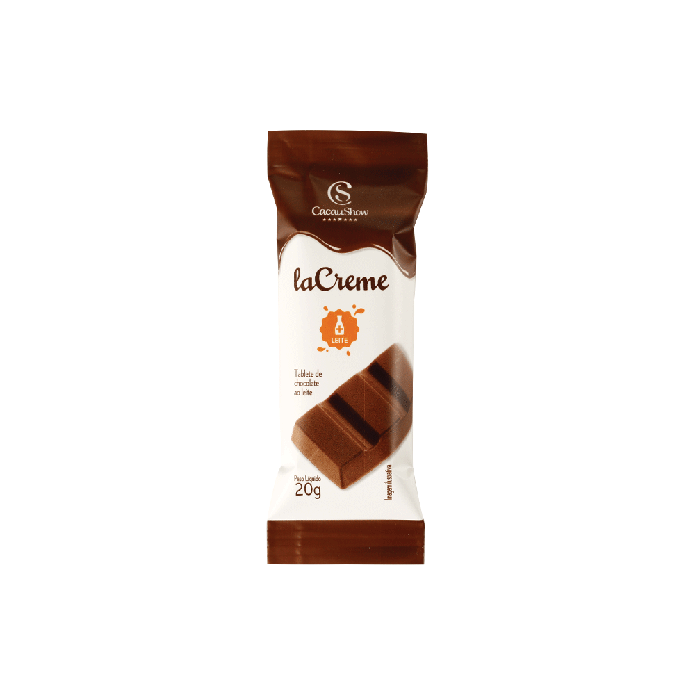 Tablete laCreme de Chocolate ao Leite 20g
